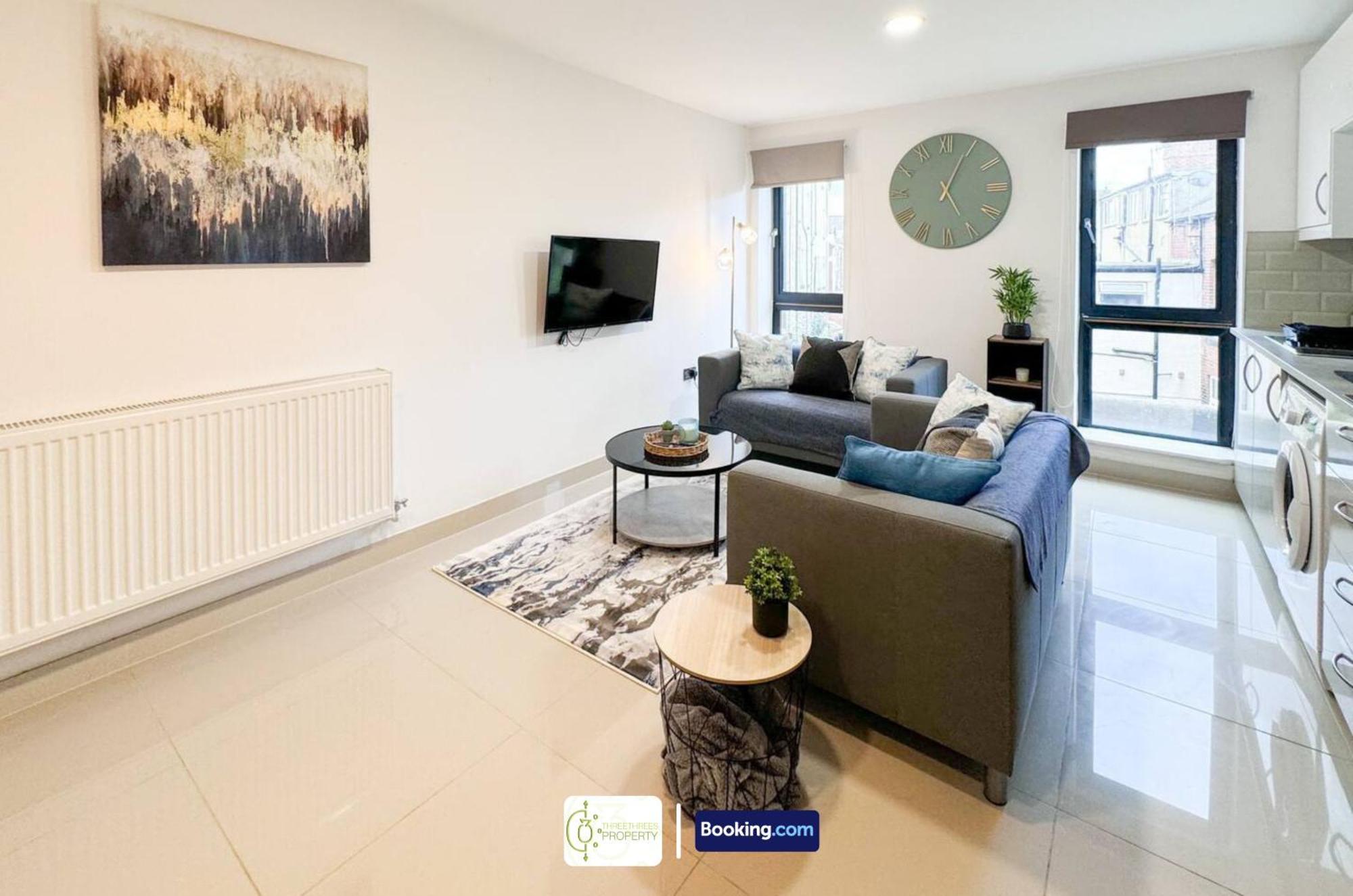 3 Bedroom Apt By Threethreethreesproperty Short Lets & Serviced Accommodation Leeds With Wi-Fi & Parking 外观 照片