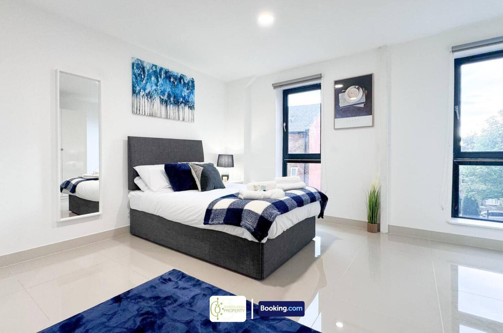 3 Bedroom Apt By Threethreethreesproperty Short Lets & Serviced Accommodation Leeds With Wi-Fi & Parking 外观 照片